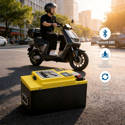 76.8V 45Ah LiFePO₄ E‑Motorcycle Battery Pack