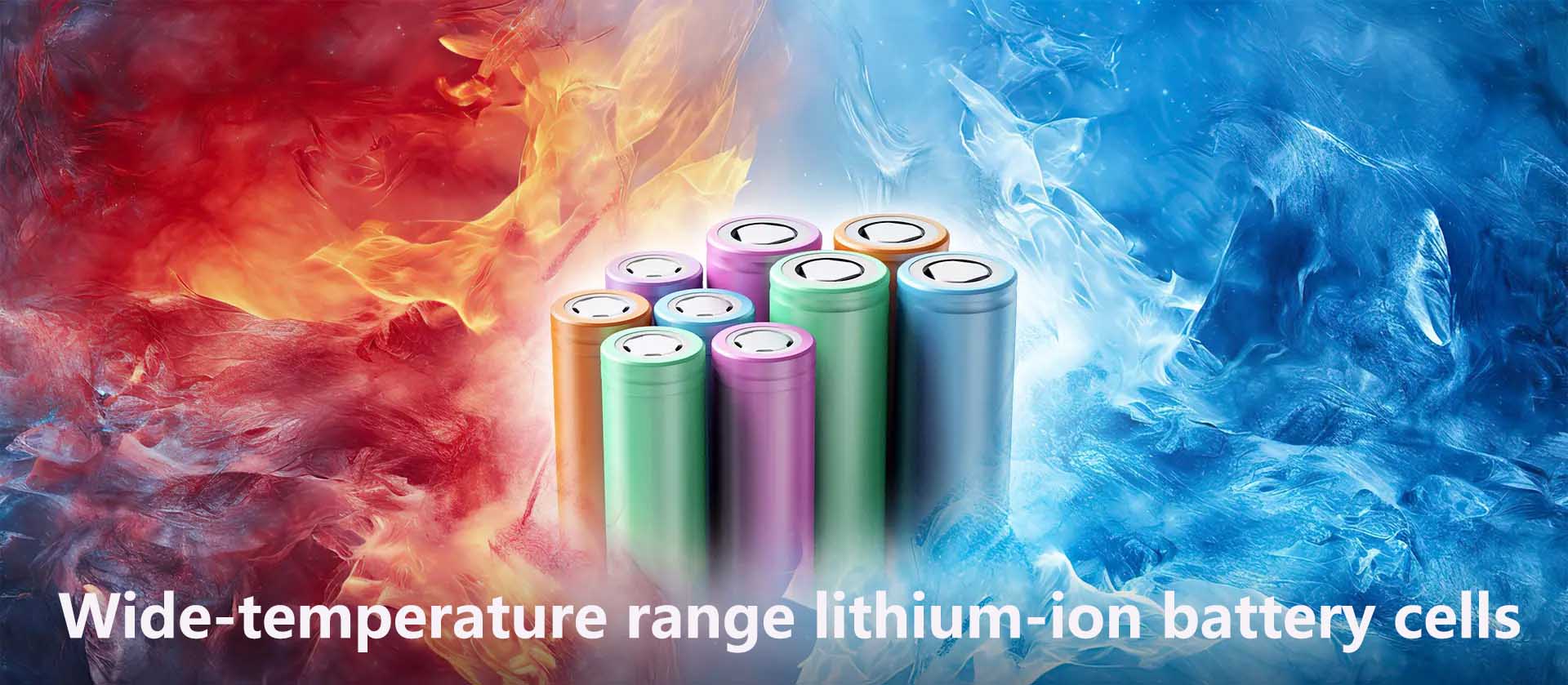 Wide-temperature range lithium-ion battery cells